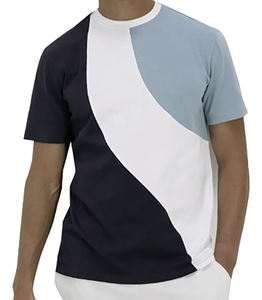 Camiseta de algodón 160 GSM 100% de alta calidad para hombre, serigrafía personalizable, proveedores de Bangladesh, Fitness, ajuste de gran tamaño, OEM - Product Image 2