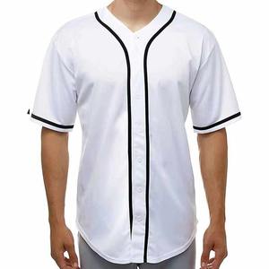 Camisetas de béisbol con logotipo personalizado de servicio OEM, camisetas deportivas transpirables de poliéster 100% de alta calidad para hombre, venta al por mayor - Product Image 5