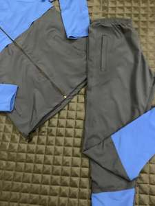 Men's <b>Plus</b> <b>Size</b> Winter Autumn Slim Fit Hooded Streetwear Solid Tracksuit Custom Design Lightweight Jacket <b>Trousers</b> Micro Stretch - Product Image 2