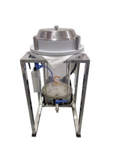 Machine de filtre à huile sous vide purificateur d'huile comestible en acier inoxydable 1500W avec aspiration rapide faible entretien pour l'extraction à froid - Product Image 5