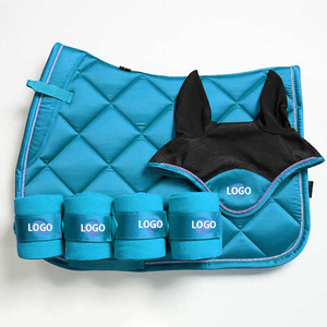 2025 Almohadillas de sillín de doma acolchadas personalizadas Royal Blue Matchy Set - Product Image 5