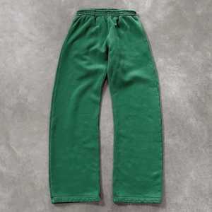 Custom Logo Heavy <b>Weight</b> Flare Fleece Jogger Casual Sweat Pants Polyester/Cotton Blend Eco-Friendly Breathable Men - Product Image 2