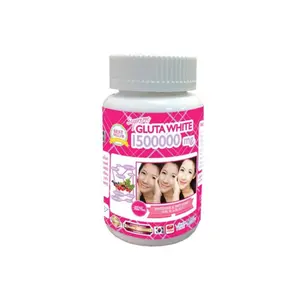 Gluta सफेद 1500000 mg विरोधी उम्र बढ़ने स्वस्थ Whitening त्वचा 30 गोली