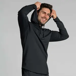 Genç erkek sportif kız tişörtü için uzun kollu Hoodies tasarımları ile kaput erkekler Hoodies kazak gevşek Jumper