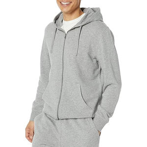 Sudadera con capucha y cremallera para hombre, ropa deportiva al por mayor, chaqueta informal elegante, producción OEM ODM - Product Image 1