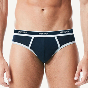 <span class=keywords><strong>Berserk</strong></span> Ropa interior para hombre Calzoncillos de algodón de tiro bajo Color personalizable Calzoncillos suaves - Product Image 2