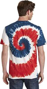 เสื้อยืดผ้าคอตตอนหลากสีสำหรับมัดย้อมแบบกำหนดเองเสื้อยืดผ้าฝ้ายหลายสีสำหรับฤดูร้อน - Product Image 5