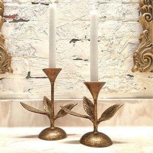 Bougeoir en métal décoratif de luxe à 3 bras en forme de branche d'arbre dorée, centre de table, vente en gros, pour les mariages, les fêtes et les événements - Product Image 3