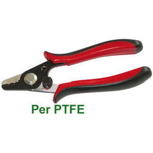 Mini alicates pelacables de PTFE de 181 g, alicates de corte de acero al carbono con mango de plástico para aplicación industrial en cuero - Product Image 1