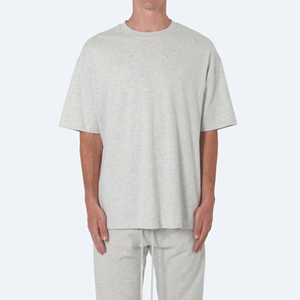 Bon marché prix de gros 230gsm Stock personnalisé chemises délavées à l'acide t-shirt lavé à l'épaule en coton à manches courtes - Product Image 3