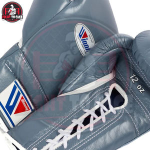 ถุงมือชกมวยแบบผูกเชือก รุ่นพรีเมียม หนังคุณภาพสูง ระบายความชื้นได้ดี ปิดนิ้วเต็มรูปแบบ ปรับแต่งได้ตามต้องการ ออกแบบ OEM สำหรับการฝึกซ้อม - Product Image 5