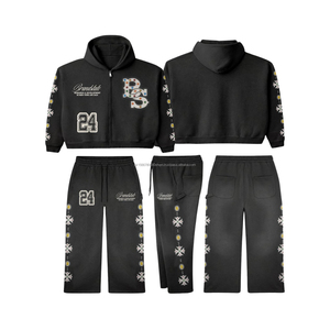 Chándales cómodos para hombres Chándales personalizados Ventas al por mayor Chándales de jogging lisos de color sólido Precio razonable - Product Image 1