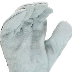 Precio barato Guantes de trabajo de alta calidad Material duradero Guantes de trabajo de seguridad hechos en cuero - Product Image 5