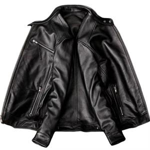 Latest Style Wholesale Windproof <b>Men</b> Leather <b>Jacket</b> Best Selling Waterproof <b>Men</b> Leather <b>Jacket</b> - Product Image 3