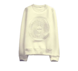 Latest Design Customized Embossed Logo Winter Hoodies <b>Women</b> 100% Cotton <b>Fleece</b> Multiple Colors Casual Streetwear 3D <b>Pattern</b> - Product Image 4