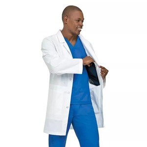 Gran oferta, uniformes de laboratorio de Hospital médico Unisex de la mejor calidad, bata de médico, bata de laboratorio blanca de enfermera con Material de alta calidad - Product Image 6