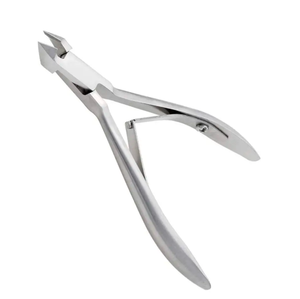 Cortacutículas Profesional de Acero Inoxidable, Pinza para Uñas con Apertura de Mandíbula Ancha y Curva, para Uso en Casa o Salón de Belleza - Product Image 2