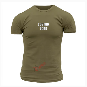 T-shirt unisexe en coton à col rond et manches courtes, 180g, couleur unie, écologique, avec logo brodé personnalisé, fourni directement par l'usine en gros - Product Image 6