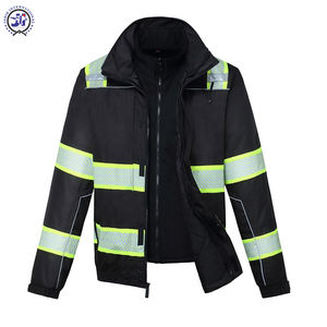 Chaquetas de seguridad de construcción transpirables de alta visibilidad/chaqueta de seguridad ropa de trabajo chaqueta de seguridad de construcción de fábrica - Product Image 3