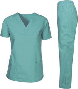 Nouvel arrivage de gommages médicaux bon marché vente en gros uniforme de médecin coupe parfaite gommages d'allaitement doux médicaux de haute qualité pour les femmes - Product Image 1