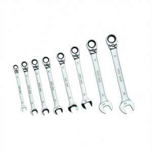 Jeu de 8 clés à cliquet réversibles Usag, outil polyvalent pour un vissage rapide et facile - Product Image 2