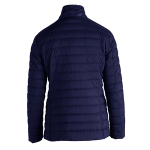 Veste design personnalisée hommes manteau d'hiver col montant doudoune avec capuche fermeture éclair complète coupe-vent bombardier alternative manteau à bulles de duvet - Product Image 5