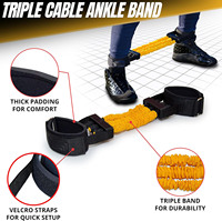 Ensemble de bandes de résistance Shadow Pro Boxing pour l'entraînement de boxe, livré avec des attaches de cheville, ajout idéal à l'équipement de boxe