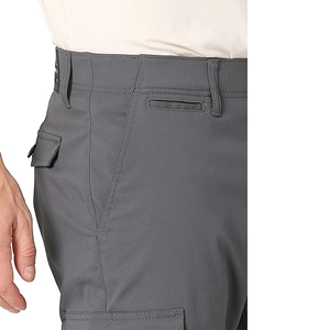 Pantalones holgados de alta calidad ligeros en blanco para hombre, pantalones multibolsillos para exteriores, joggers informales de carga para senderismo, uso diario - Product Image 4