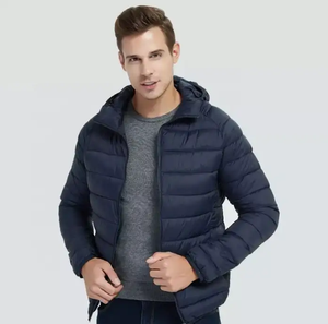 Chaqueta acolchada para el abrigo de invierno para hombre, chaqueta acolchada ultraligera para exteriores con cuello levantado facial personalizado - Product Image 2