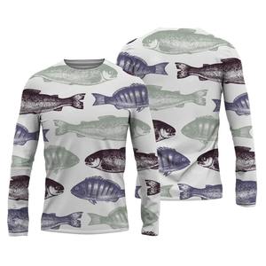 Sudadera con capucha de protección solar UPF50 + para hombre, camiseta de manga larga para exteriores, logotipo personalizado, camisetas de pesca de mejor rendimiento, camiseta de fútbol de LICRA - Product Image 6