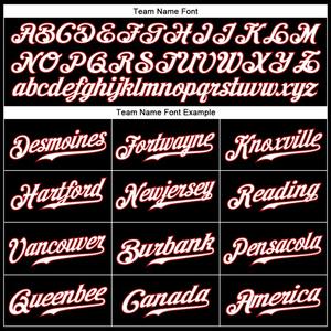 Camiseta de Béisbol Auténtica Personalizada con Rayas Blancas y Negras, Ropa Deportiva con Estampado Blanco y Rojo, Secado Rápido y Transpirable - Product Image 6