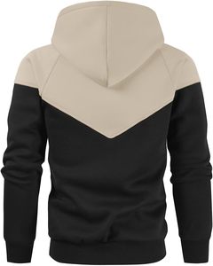 Sweat à capuche homme hiver décontracté surdimensionné en coton polaire Pull à épaules tombantes Logo personnalisé Streetwear - Product Image 6