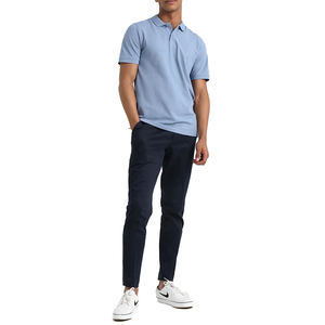 100 algodón último diseño hombres algodón piqué Polo venta al por mayor precio barato alta calidad Polo hombres Golf Polo camisa - Product Image 2