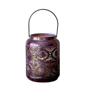 Etching Design Iron <b>Lantern</b> <b>Candle</b> Holders White/Gold Finished <b>for</b> Event Party Christmas Decorative <b>Candle</b> <b>Lantern</b> - Product Image 6