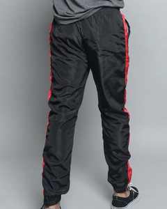 Pantalones cortavientos personalizados Pantalones cortavientos a rayas para hombre - Product Image 3