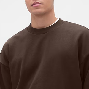 Sudadera de Hombre de Alta Calidad con Diseño de Color Sólido, Hombros Caídos, Tela Suave, Mangas Completas y Logotipo Personalizado, Precio Económico 2026 - Product Image 2