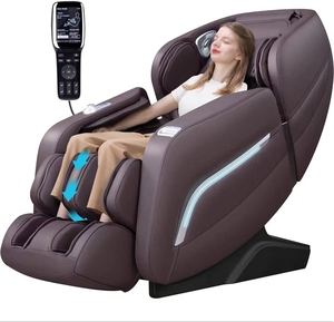 Silla de Masaje Portátil Plegable de Cuero de Gravedad Cero para Uso Comercial de Lujo 2026 con Función Musical - Product Image 1