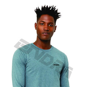 Vente en gros Dernier design T-shirt à manches longues en coton et polyester pour hommes T-shirt à manches longues personnalisé pour hommes - Product Image 4