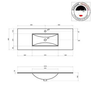 Meuble de salle de bain suspendu au mur en chêne naturel de 120 cm de Shanghai, ensemble élégant pour votre salle de bain moderne - Product Image 4