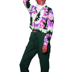 เสื้อฮู้ดผู้หญิงแฟชั่นใหม่สำหรับฤดูหนาว มีซิป ด้านหน้ามีโลโก้ แขนยาว ไซส์ใหญ่ ทรงปกติ เซ็กซี่ - Product Image 6