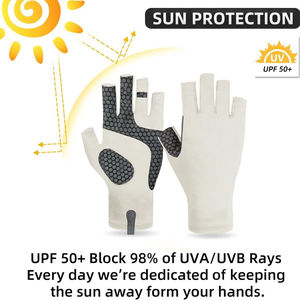 Nuevos guantes de ciclismo para hombre, guantes deportivos acolchados sin dedos para gimnasio, entrenamiento físico, antideslizantes, absorción de impactos, levantamiento de pesas - Product Image 3