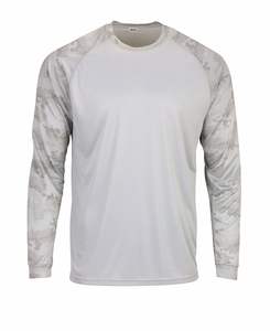 Camiseta de pesca de manga larga de torneo con protección UV personalizada al por mayor para hombres técnica de sublimación impresa impermeable a prueba de viento - Product Image 4