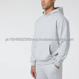 Ensemble de survêtement pour homme en coton 100% personnalisé, imprimé sur mesure, tissu confortable, vente chaude, sweat-shirt lourd - Product Image 4