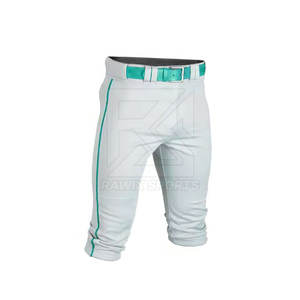 Pantalon de baseball sur mesure en polyester pour jeunes, pantalon de baseball court avec poche latérale, pantalon de baseball pour équipe - Product Image 3