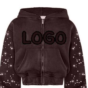 Prix de gros – Nouveauté : Survêtement décontracté pour homme avec strass, matière écologique, respirante, légère et durable, le plus vendu - Product Image 2