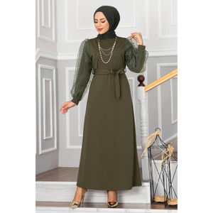 New Season Women Winter <b>Islamic</b> <b>Clothing</b> Abaya Dress Kaftan Tunic Dubai Muslim <b>Islamic</b> Fashion Turkish Made <b>Islamic</b> Dresses - Product Image 4