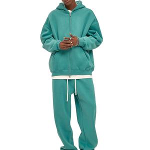 Pull à capuche surdimensionné de luxe pour hommes, coton imprimé personnalisé avec technique de bouffée lourde, impression teinte unie de qualité pour l'automne - Product Image 1