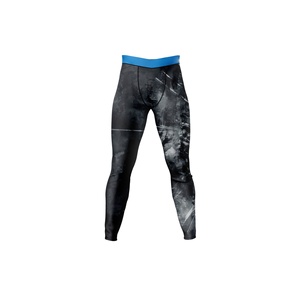 Vêtements de sport en polyester et spandex pour hommes collants de sport à séchage compressif et frais leggings de gymnastique et de course à pied - Product Image 3