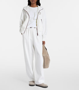 Sudadera con capucha con cremallera para mujer 100% algodón grueso polar ODM Logo frontal cálido invierno Casual - Product Image 4