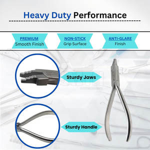 Alicates de Ortodoncia Dentales de Precisión, Alicates de Ortodoncia Profesionales Resistentes con Diseño de Punta Fina - Product Image 3